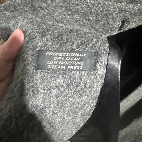 Vintage 80s Bromleigh Wool Union Made Long Coat Size Large - Picture 7 of 8